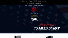 What Americantrailermart.com website looked like in 2018 (5 years ago)