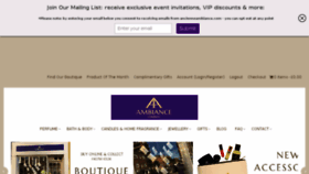 What Ancienneambiance.com website looked like in 2018 (5 years ago)