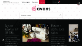 What Avons.fr website looked like in 2018 (5 years ago)
