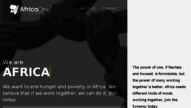 What Africaone.org website looked like in 2018 (5 years ago)