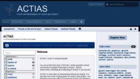 What Actias.de website looked like in 2018 (5 years ago)