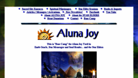 What Alunajoy.com website looked like in 2018 (5 years ago)