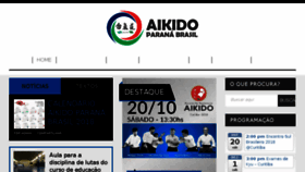 What Aikidoparanabrasil.com.br website looked like in 2018 (5 years ago)