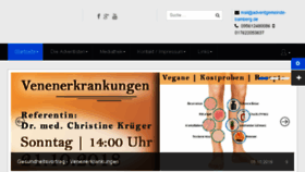 What Adventgemeinde-bamberg.de website looked like in 2018 (5 years ago)