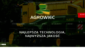 What Agrowiec.eu website looked like in 2018 (5 years ago)