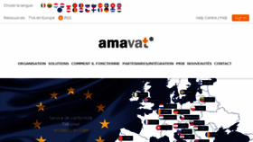 What Amavat.fr website looked like in 2018 (5 years ago)