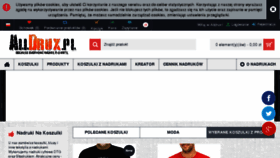 What Alldrux.pl website looked like in 2018 (6 years ago)
