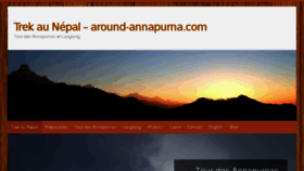 What Around-annapurna.com website looked like in 2018 (5 years ago)