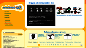 What Aukcionas123.lt website looked like in 2018 (5 years ago)