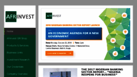 What Afrinvest.com website looked like in 2018 (5 years ago)