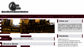 What Artesacro.org website looked like in 2018 (5 years ago)
