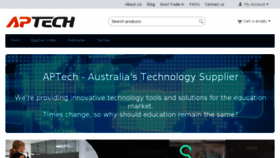 What Aptech.com.au website looked like in 2018 (5 years ago)