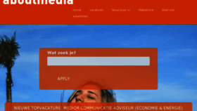 What Aboutmedia.nl website looked like in 2018 (5 years ago)