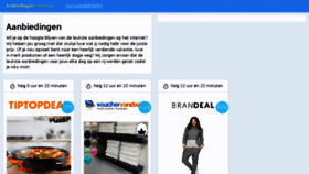 What Aanbiedingenwebsites.nl website looked like in 2018 (5 years ago)