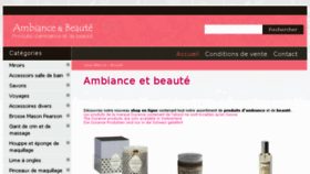 What Ambiance-beaute.ch website looked like in 2018 (5 years ago)