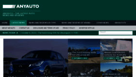 What Anyauto.com.au website looked like in 2018 (5 years ago)