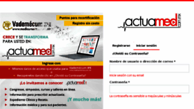 What Actuamed.com.mx website looked like in 2018 (7 years ago)