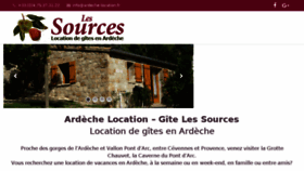 What Ardeche-location.fr website looked like in 2018 (5 years ago)