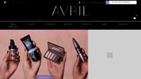 What Avrilfh.com website looked like in 2018 (5 years ago)
