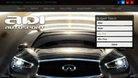 What Adiautosport.com website looked like in 2018 (5 years ago)