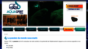 What Aqua-sport.fr website looked like in 2018 (5 years ago)
