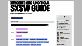 What Austin2012.sched.org website looked like in 2018 (5 years ago)