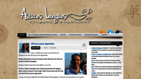 What Astuceslangues.com website looked like in 2018 (5 years ago)
