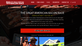What Americanbaconrace.com website looked like in 2018 (5 years ago)