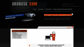 What Arobase-micro.com website looked like in 2018 (5 years ago)
