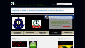 What Acceptusbiz.com website looked like in 2018 (5 years ago)