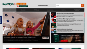 What Av-school.pl website looked like in 2018 (5 years ago)