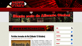 What Alicanteotaku.es website looked like in 2018 (5 years ago)