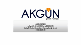 What Akgun.com.tr website looked like in 2018 (5 years ago)
