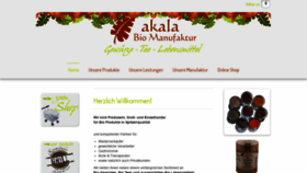What Akala-vertrieb.at website looked like in 2018 (5 years ago)