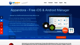 What Appandora.com website looked like in 2018 (5 years ago)
