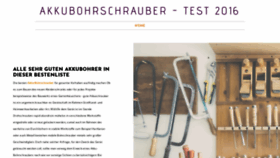 What Akkubohrertest2016.portfoliobox.net website looked like in 2018 (5 years ago)