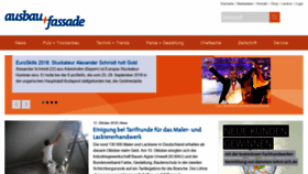 What Ausbauundfassade.de website looked like in 2018 (5 years ago)