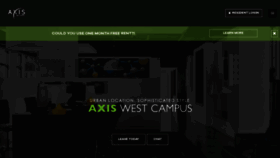 What Axiswestcampus.com website looked like in 2018 (5 years ago)