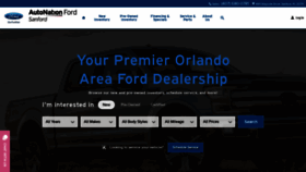 What Autonationfordsanford.com website looked like in 2018 (5 years ago)