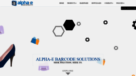 What Alphaebarcode.com website looked like in 2018 (5 years ago)