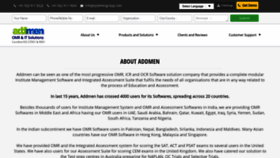What Addmengroup.com website looked like in 2018 (5 years ago)