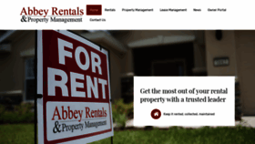 What Abbeyrentals.ca website looked like in 2018 (5 years ago)