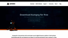 What Autopsy.com website looked like in 2018 (5 years ago)