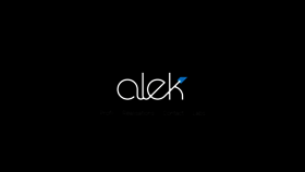 What Alek.be website looked like in 2018 (5 years ago)