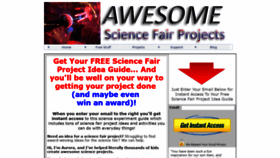 What Awesomescienceprojects.com website looked like in 2018 (5 years ago)