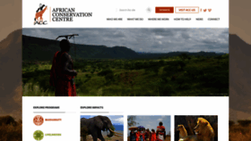 What Accafrica.org website looked like in 2018 (5 years ago)