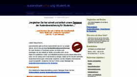 What Auslandsversicherung-student.de website looked like in 2018 (5 years ago)