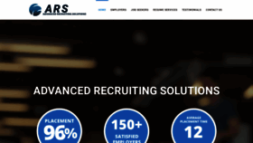 What Advancedrecruitingsolutions.com website looked like in 2018 (5 years ago)