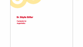What Augenarzt-stifter.at website looked like in 2018 (5 years ago)