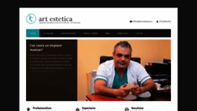 What Art-estetica.ro website looked like in 2018 (5 years ago)